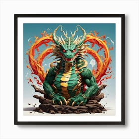 Dragon Shenron Art Print