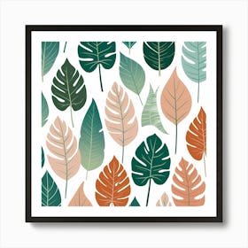 Tropical Leaves 17 Art Print