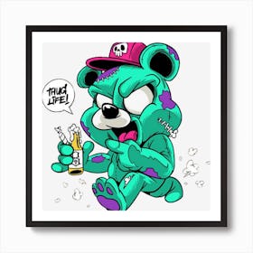 Teddy Bear Art Print