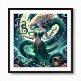 Mermaid 55 Art Print