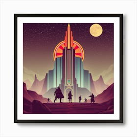 City In The Sky Art Print