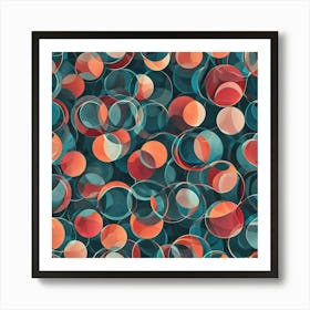 Abstract Circles 2 Art Print