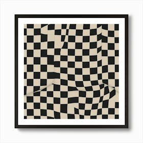 Checkered Pattern 1 Art Print