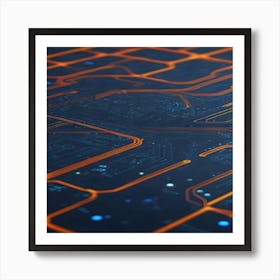 Circuit Board 2 Art Print