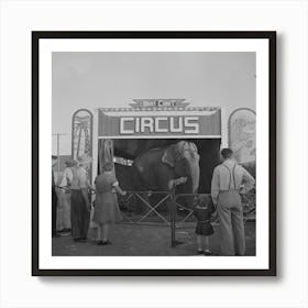 Klamath Falls, Oregon, Circus Day By Russell Lee Poster