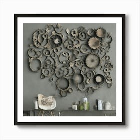 Gears Wall Art Art Print