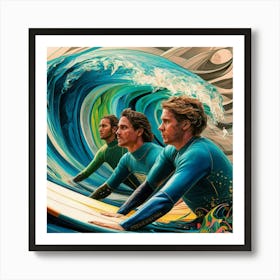 'Surf' Art Print