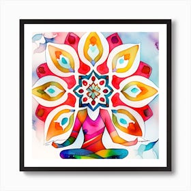 Yoga_2 Art Print