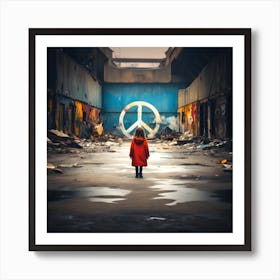 Peace Sign Art Print