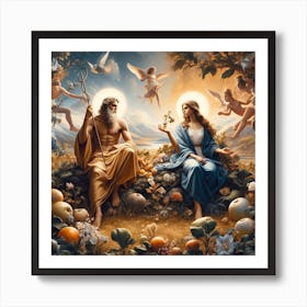 Birth Of Jesus Art Print
