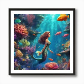 Mermaid 2 Art Print