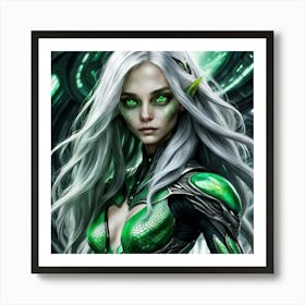 Elven alien Art Print