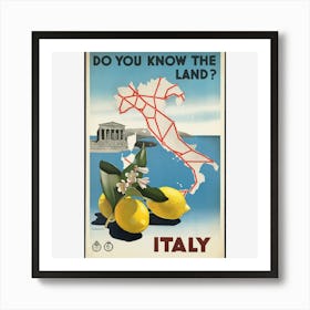 Do You Know The Land? Italy Art Print