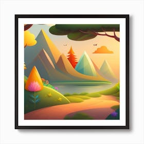 Landscape 1 Art Print