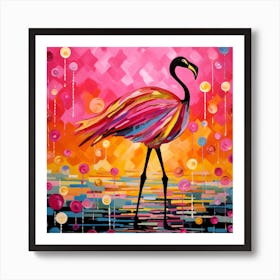 Flamingo 4 Art Print