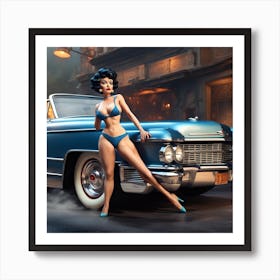 Pinup Girl 2 Art Print