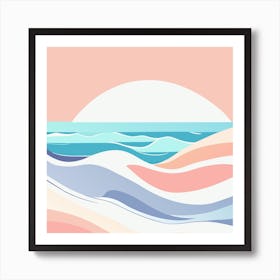 Colorful Beaches (13) Art Print