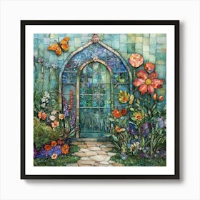 Garden Gate Art Art Print