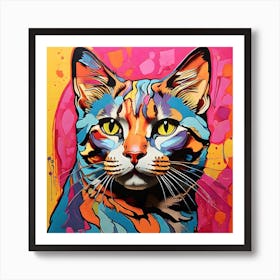 Tabby Cat Art Print