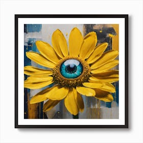 Eye Of The Daisy Poster