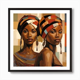 Two African Women 4 Póster