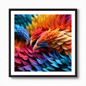 origami birds Art Print