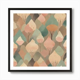 Autumn Trees 1 Art Print