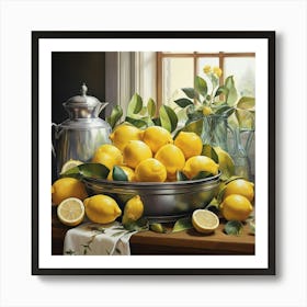 Default Lemons Kitchen Art Print Art Print