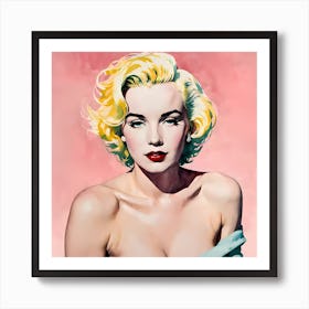 Portrait Of Marilyn Monroe Alias Norma Baker Art Print