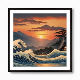 Great Wave Off Kanagawa Art Print