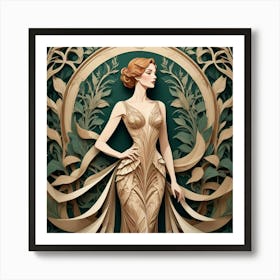 Edwardian Woman 3 Art Print