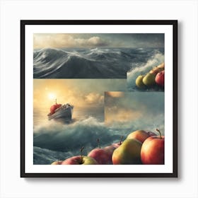 Apples In The Storm Art Print