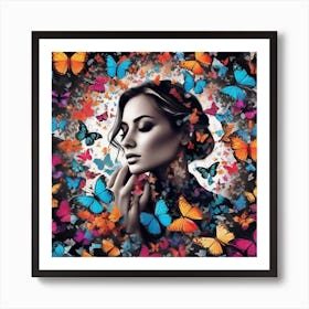 Butterfly Painting 4 Art Print