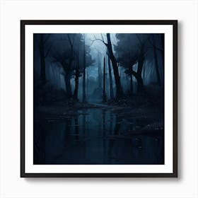 Hollow Forest Art Print