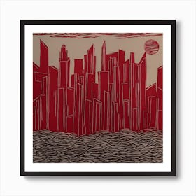 Cityscape Art Print