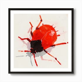 Red Ladybug Art Print