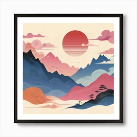 Asian Landscape 29 Art Print