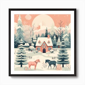 Winter Landscape 26 Art Print