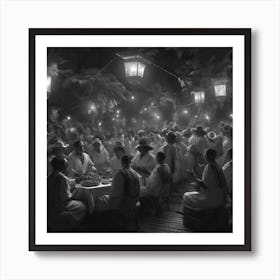 Night In Mexico Art Print