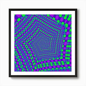 Psychedelic Illusion 1 Art Print