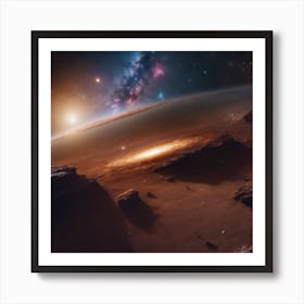 Galaxy view Art Print