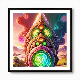 Shaman'S Temple Art Print