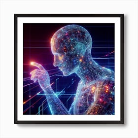 Humanoid Art Print