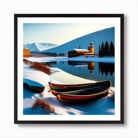 Winter Landscape Art Print