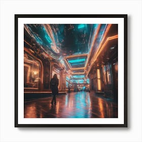 Retro Future Art Print