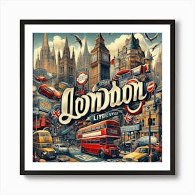 London Live Art Print