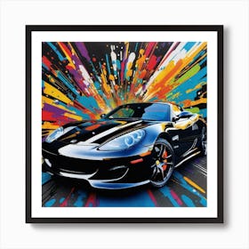 Sports Car Painting 5 Art Print