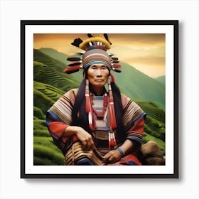 CHINA TRIBESMAN Art Print