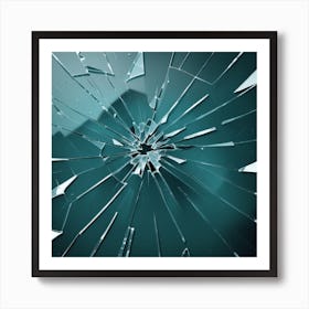 Shattered Glass 5 Art Print