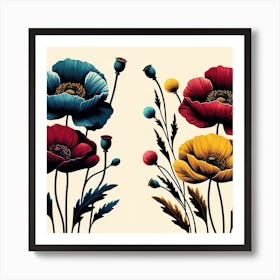 Poppies 7 Art Print